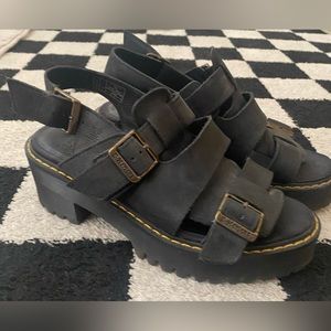 Dr Martens Ariel Wyoming Leather Sandal